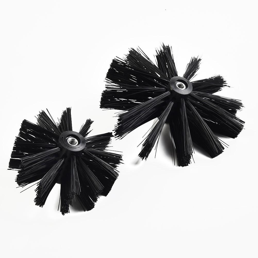 Spazzola per Canna Fumaria 100/150mm Testa a Setole Strumento per Pulizia Canna Fumaria Casa