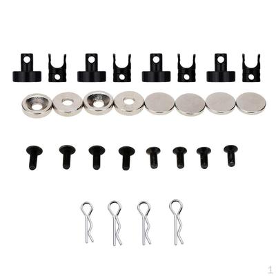 4 Pcs / Package Black Invisible RC Car Shell Column for Model