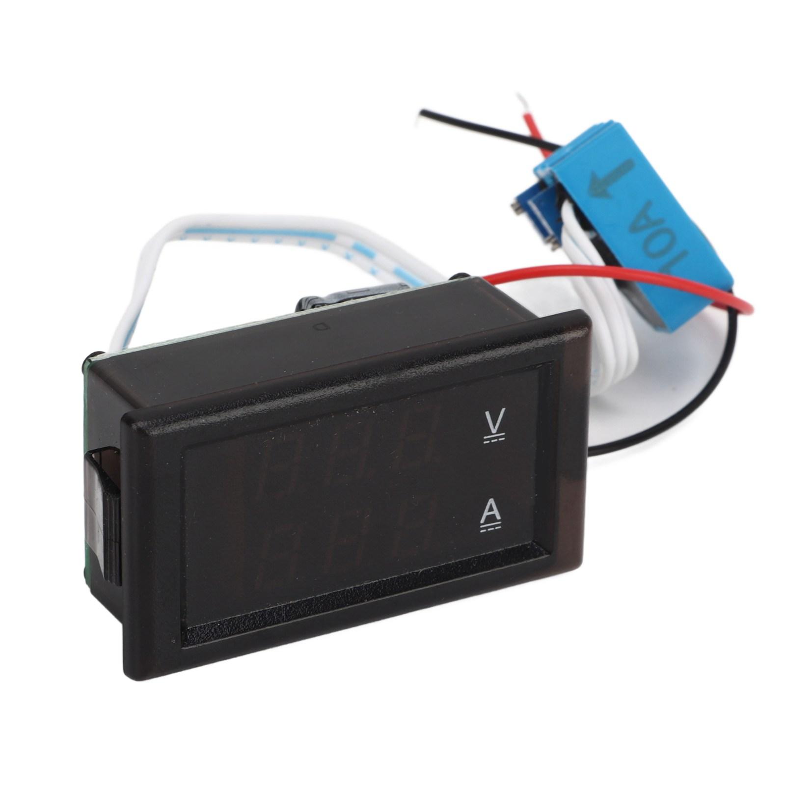 

Датчик Холла Цифровий Амперметр з Дисплеєм Напруга Живлення 4‑30В Подвійний Світлодіодний Дисплей Панель Вольтметра Струму