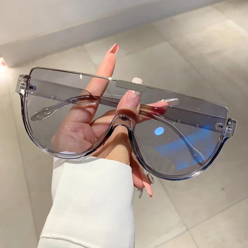 Vintage Semi-Round Sunglasses UV400 - Metal Frame Retro Shades for Women, Lightweight Fashion Eyewear with UV Protection