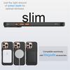 Ultrathin Simple Magsafe Phone Case For Iphone 16 Pro Max 15 Pro 14 13 12 Lichee Pattern Hit Color Lens Wireless Charging Cover