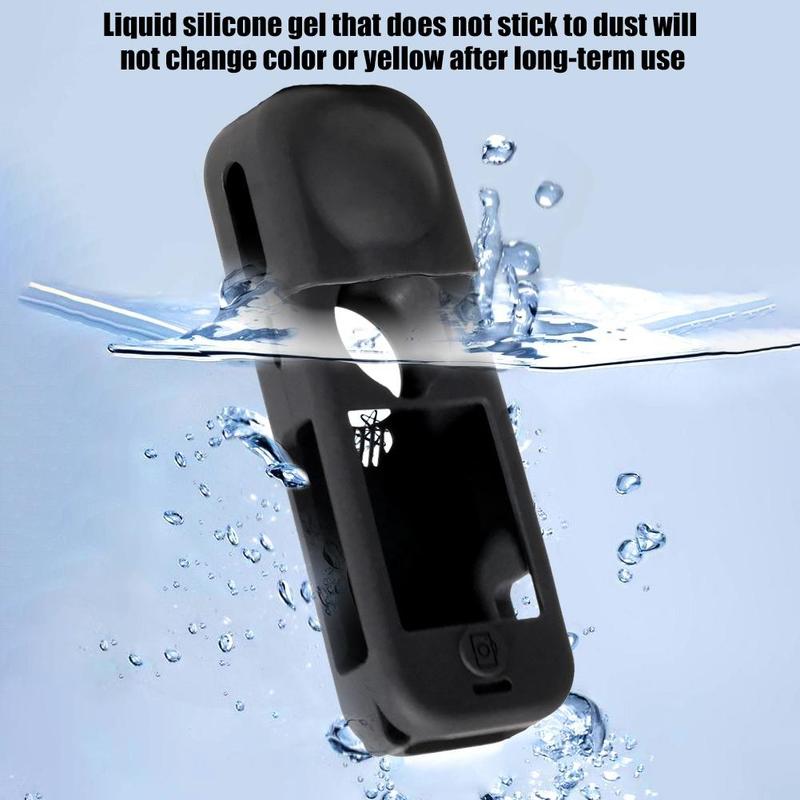 For Insta360 X4 Air Shockproof Camera Silicone Body Protector With Lens Cover And Scratch-Resistant Soft Rubber