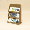 {Summer2} Doll House Book Shelves Display Model, 1/12 Miniature Study Furniture for Decorative Micro Scene.