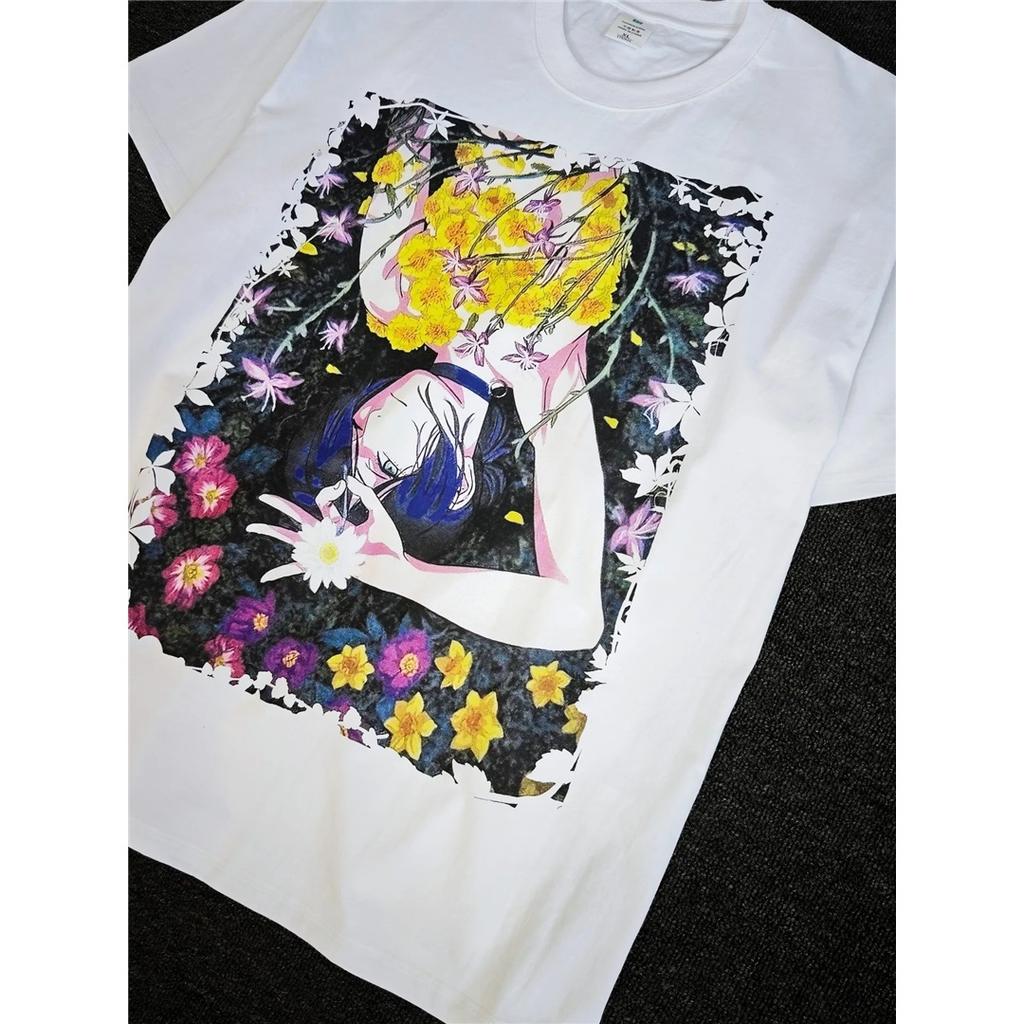 Anime Chainsaw Man Reze Arc T-shirt Man Woman Harajuku Oversized Y2k Short Sleeve O-neck Casual Shirt Gift Female Male Clothing