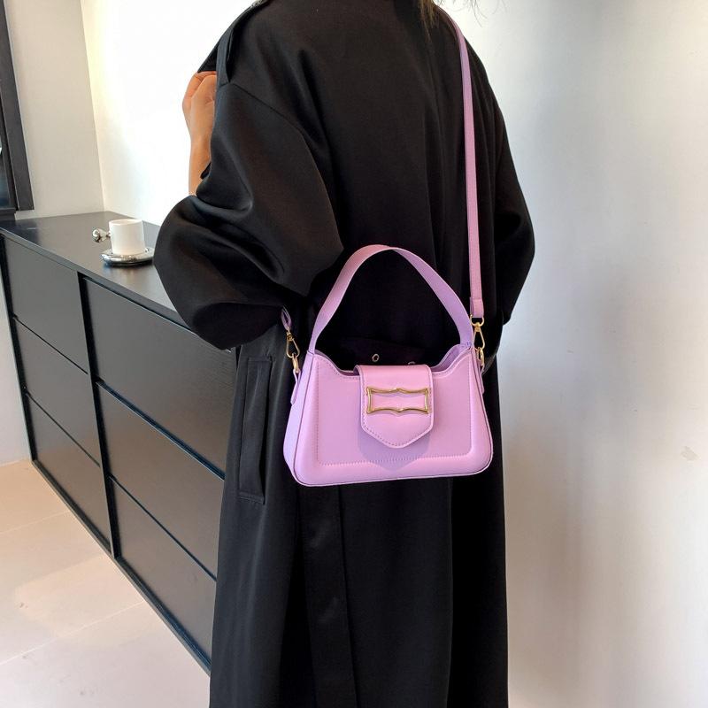 Fashionable Bag for Women In Autumn New Simple Hand-held Women's Bag Simple Fashion One-shoulder Casual Square Bag