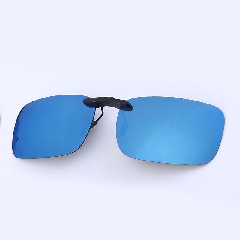Clip Lunettes de Soleil Polarisées Métal Changeant de Couleur Homme et Femme Vision Nocturne Film Couleur Presbytie Myopie Clip Lunettes de Conduite Clip