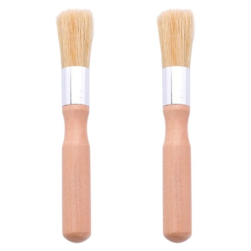 Ergonomic Cleaning Brush With Wooden Grip Heavy Duty Bristles Scrubber Practical Kitchen Tool Stubborn Stain