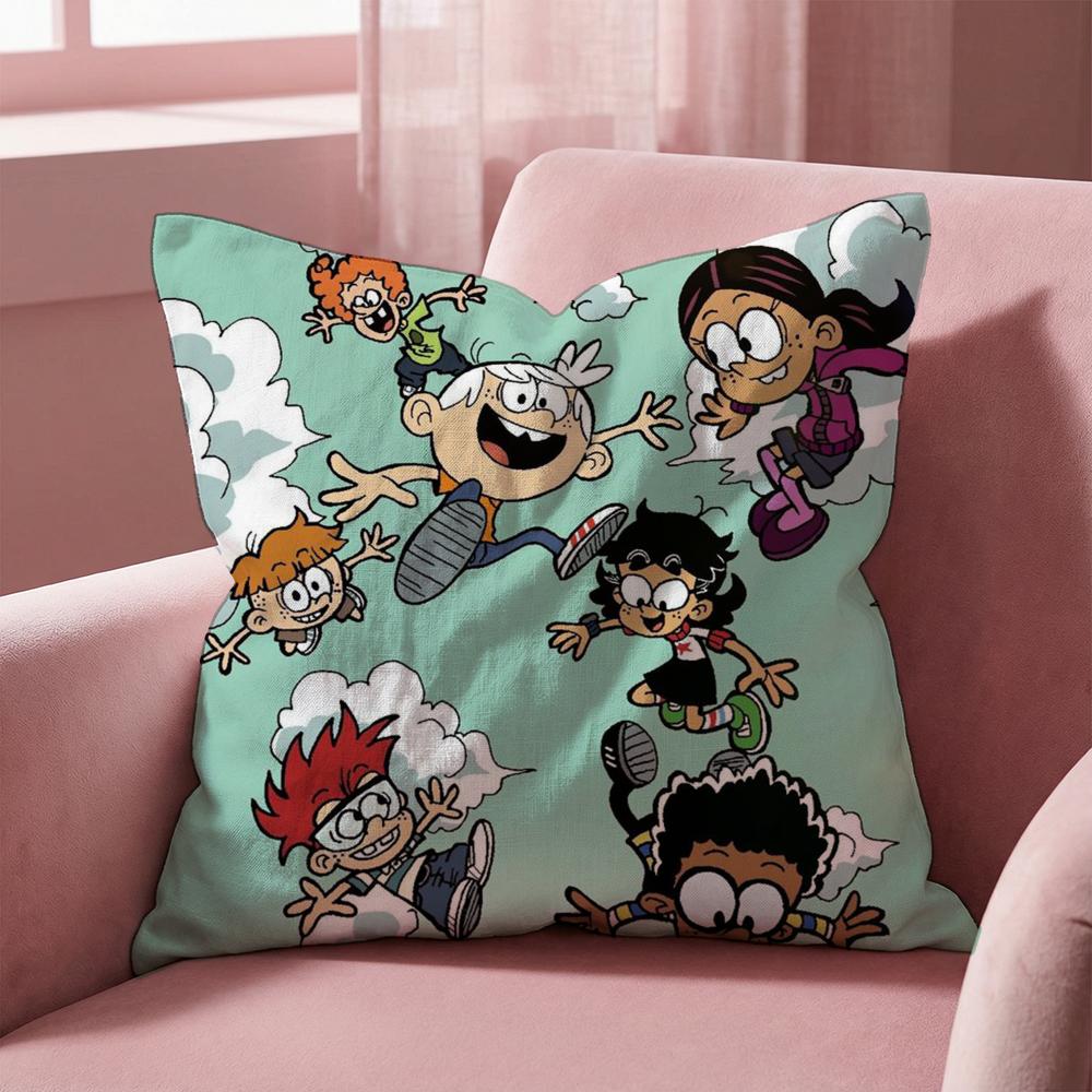 Potah na polštář L-Loud House Víceúčelový potah na polštář pro domácnost a auto - Oboustranný, měkký a odolný pro každodenní použití