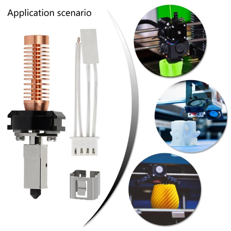 Kit Hotend 5M/5MPro Kit Bloc de Chauffage en Céramique Pièce d'Impression 3D pour une Précision Améliorée