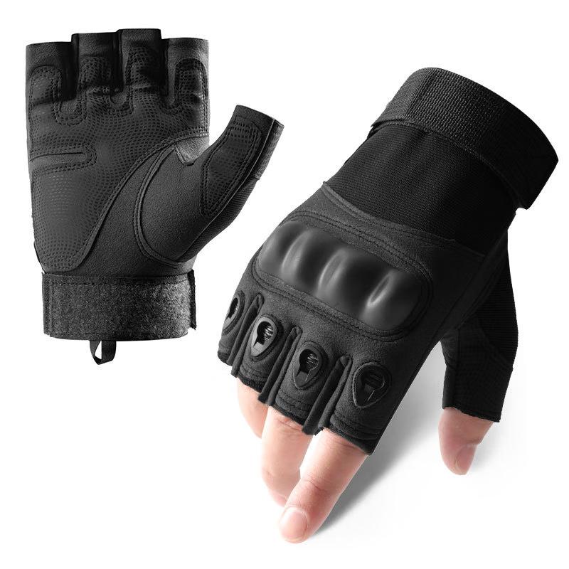 Jiyoushi Men s Summer Half-Finger Tactical Riding Gloves