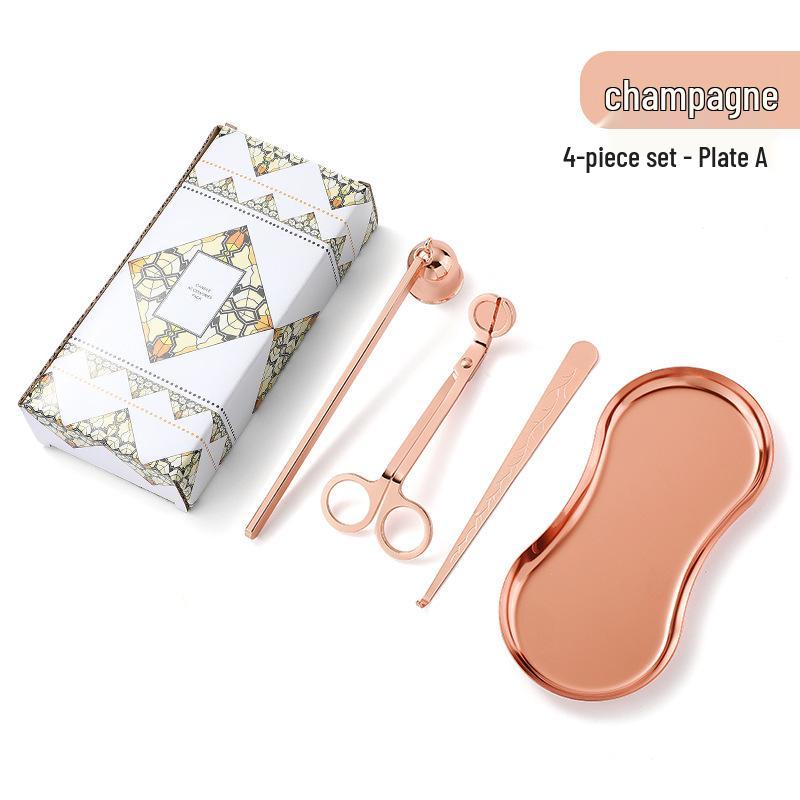 Aromatherapie-Kerzenwerkzeugset aus Edelstahl: Kleiner Löscher & Schere