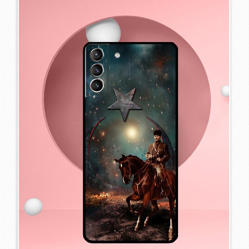Turkey Mustafa Kemal Ataturk Case For Samsung Galaxy S25 Ultra S20 S21 S22 S23 S24 Plus S9 S10 S24 FE S25 FE Cover Funda