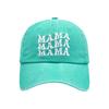 Unisex Mama Mini Parent-Child Embroidery Wash Baseball Caps Spring And Autumn Outdoor Adjustable Casual Hats Sunscreen Hat