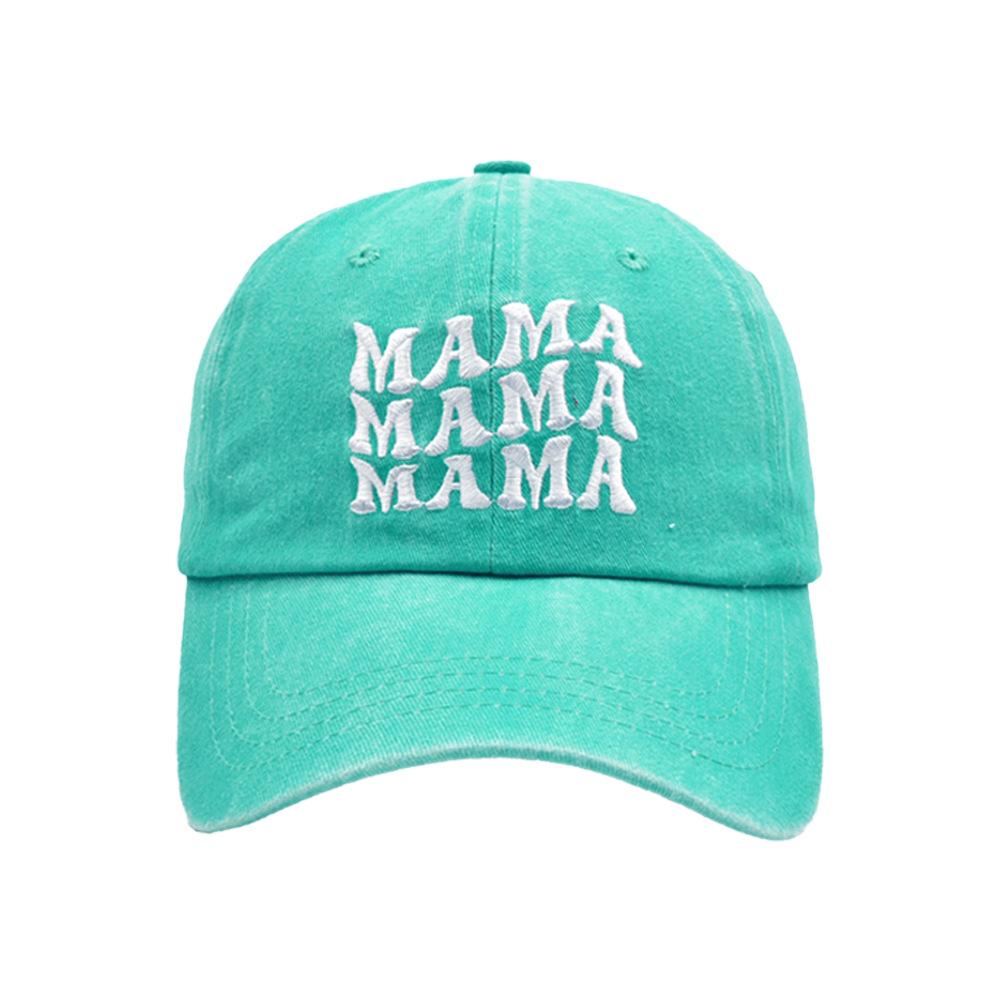 Unisex Mama Mini Parent-Child Embroidery Wash Baseball Caps Spring And Autumn Outdoor Adjustable Casual Hats Sunscreen Hat