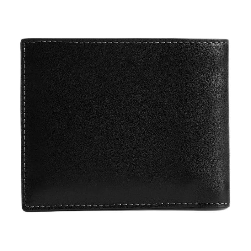 Coach 3 IN 1 WalletEllie 10 Elephant Pattern Cow Leather Wallet Men's Black Black