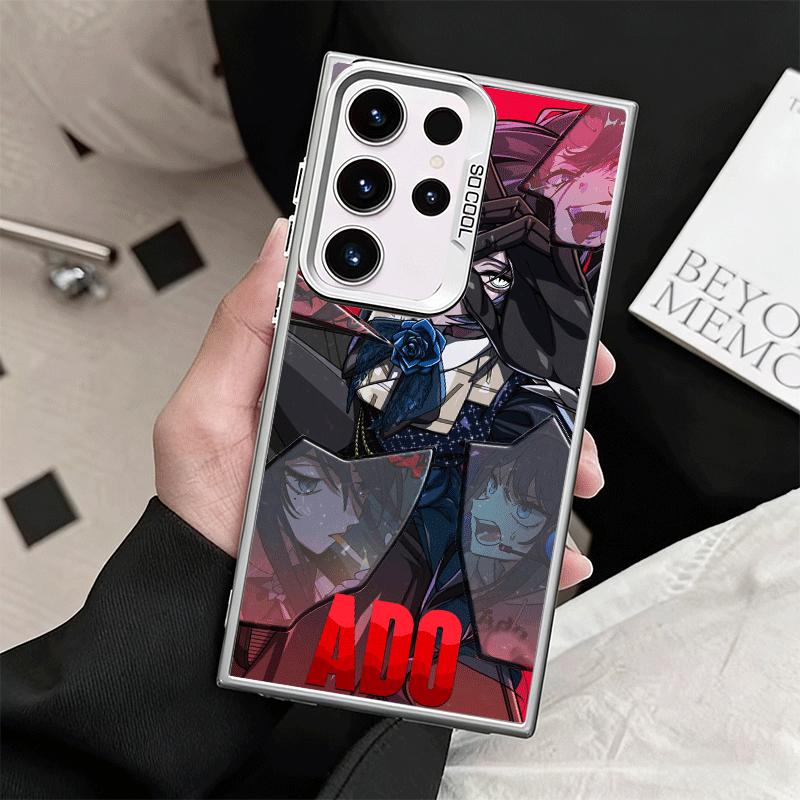 Ado Cartoon K-Kyogen X Uta Soft Phone Case for Samsung Galaxy S24 S25 FE S26 Edge S23 Ultra S22 Plus S21 + Shockproof Cover Back