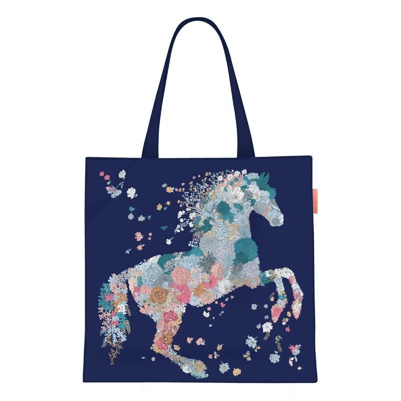 Printed Canvas Bag Women's Hand Bag Large Capacity Student Tutoring Shoulder Bag