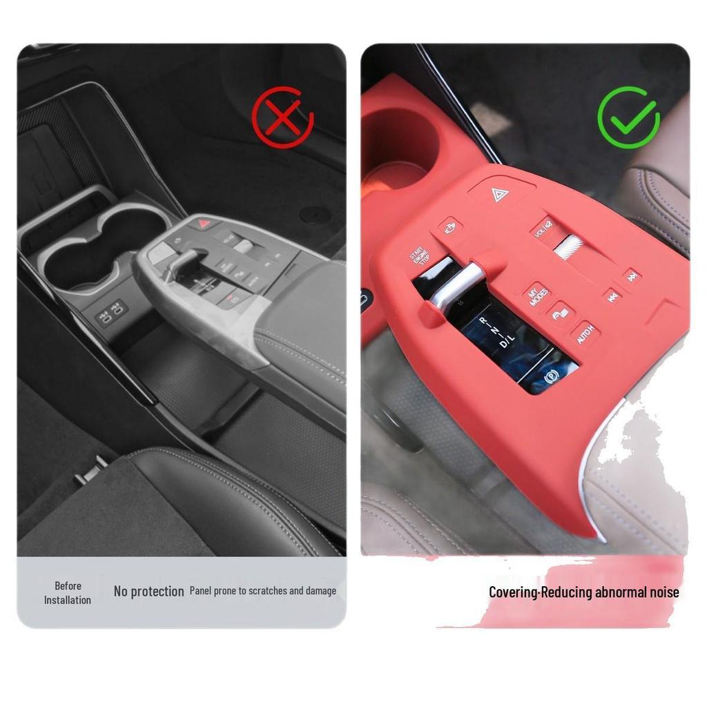 BMW New X1 25 Model Silicone Center Console & Gear Shift Protective Cover Dashboard Pad