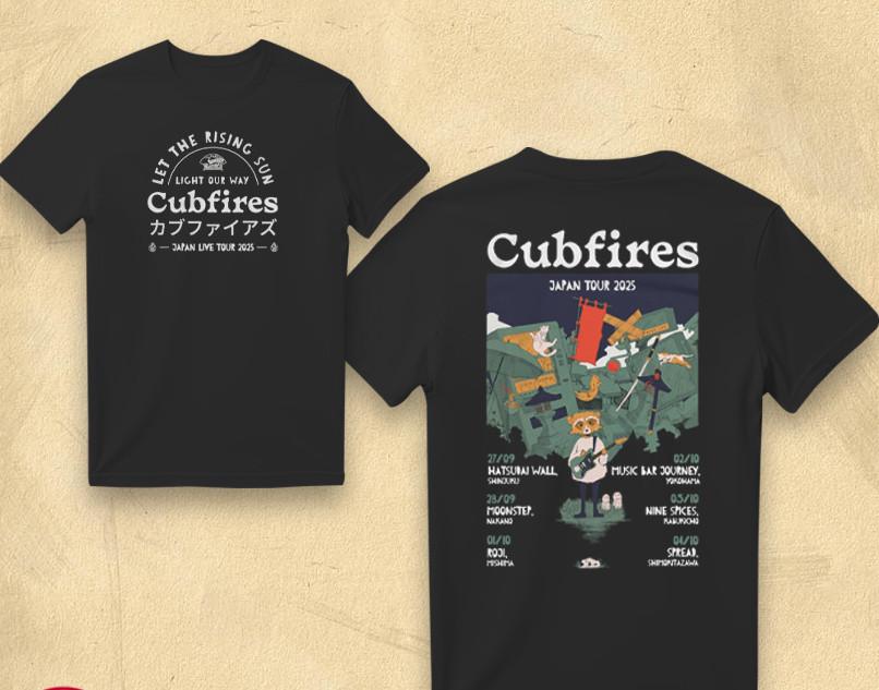Cubfires Japan Tour 2026 Merch T-Shirt shirt XXXXL