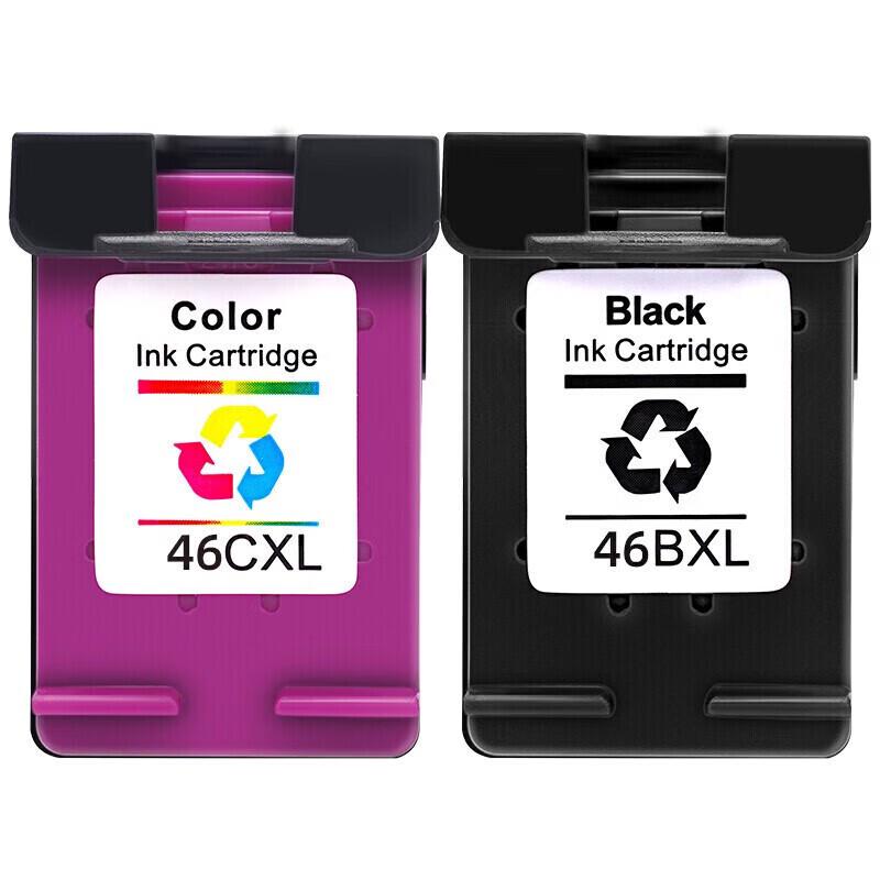 Compatible HP 46XL Black & Color Ink Cartridge Set