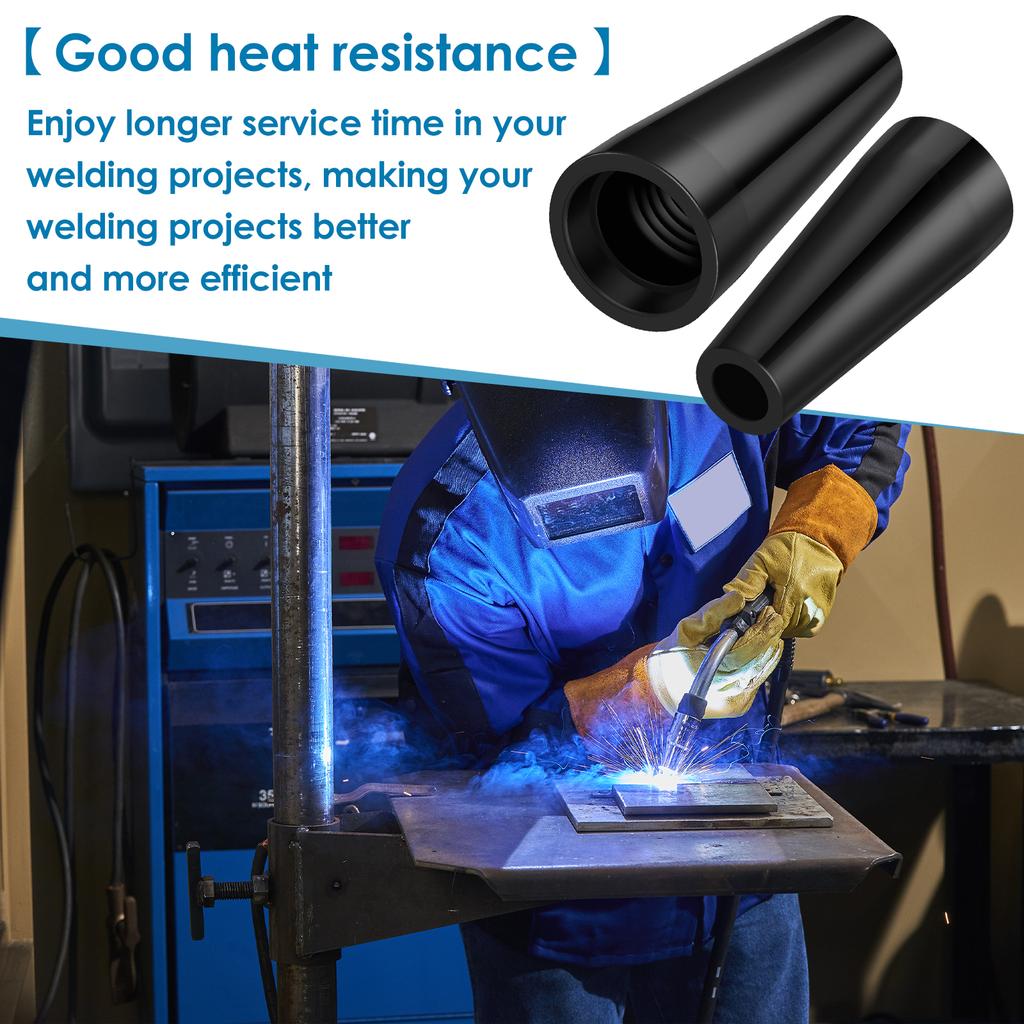 15Pcs Gasless Nozzle Tips Welding Kit 0.8/0.9mm Flux Core Gasless Nozzle Welding Tips Replacement for MIG Welder Welding Tools
