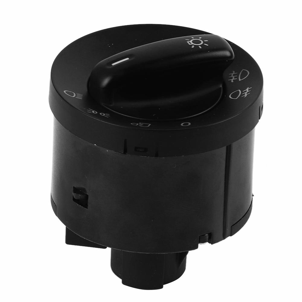 Headlight Lamp Switch 1K0941431N Chromium Black Fit for MK5 MK6 Models 2005 2013