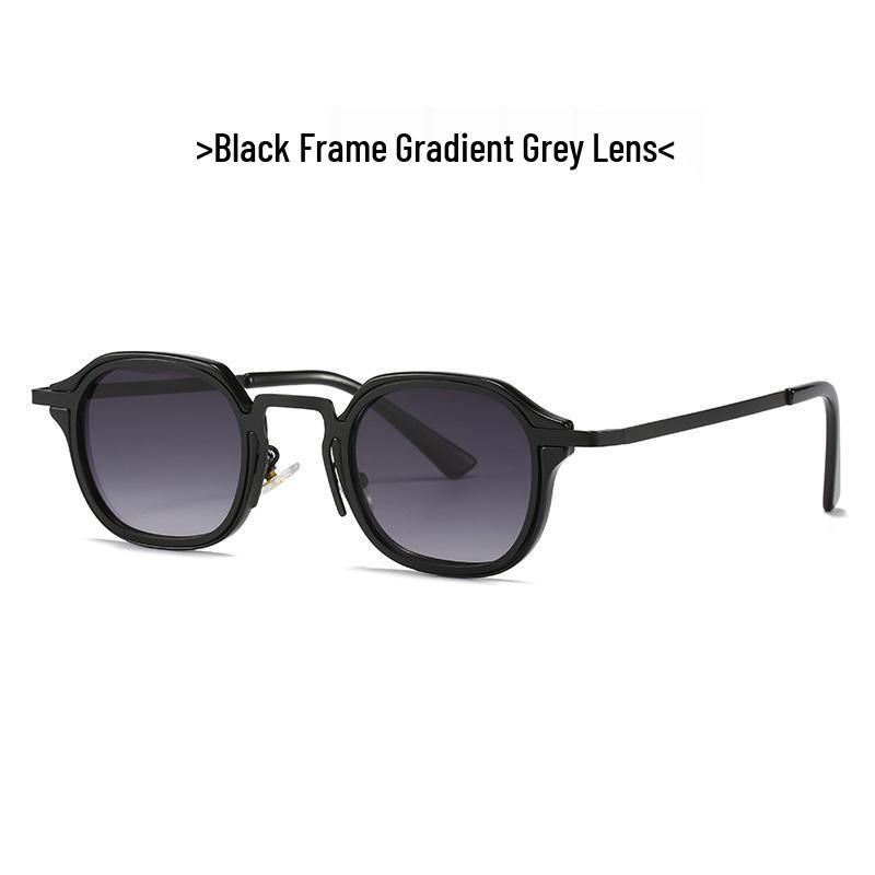 Trendy Women's Retro Round Frame Anti-UV Sunglasses