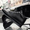 Fashion Lace-up Men's Shoes New Elevator Ankle Boots Men Casual Leather Male Outdoor Footwear Non-Slip Versatile Mens Sneakers