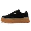 Mayze Stack Women's Black Gum Low Top Platform Casual Sneakers 393065-02