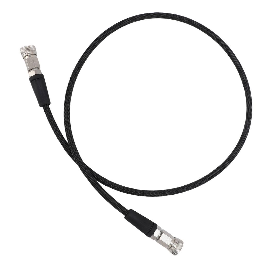 Pressure Inflation Hose 39 Inch 8mm Quick Connector Carbon Fiber Woven Stainless Steel High