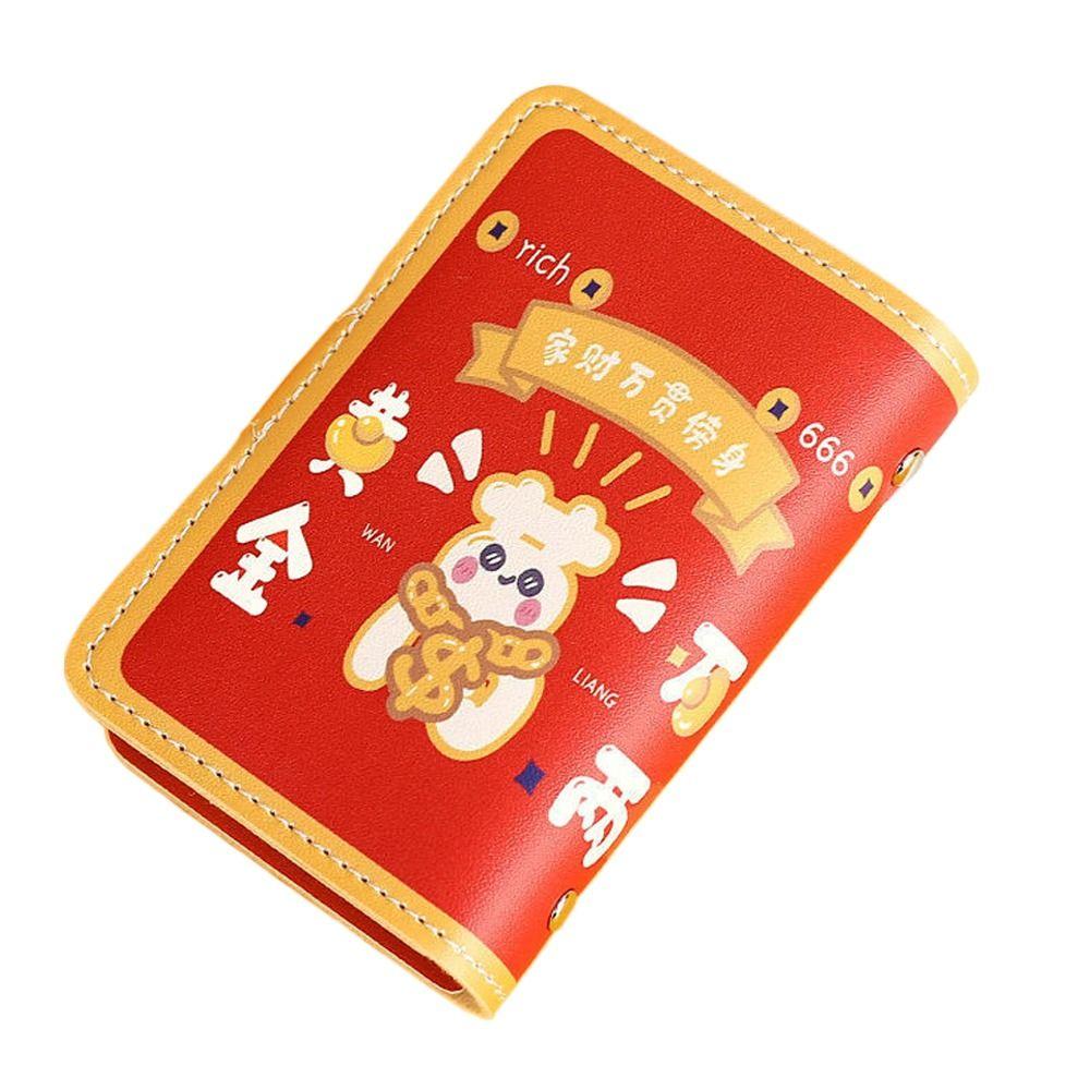 Multi-Card Space PU Leather Cartoon Card Bag Credit Card Holder Key Holder Driver License Holder