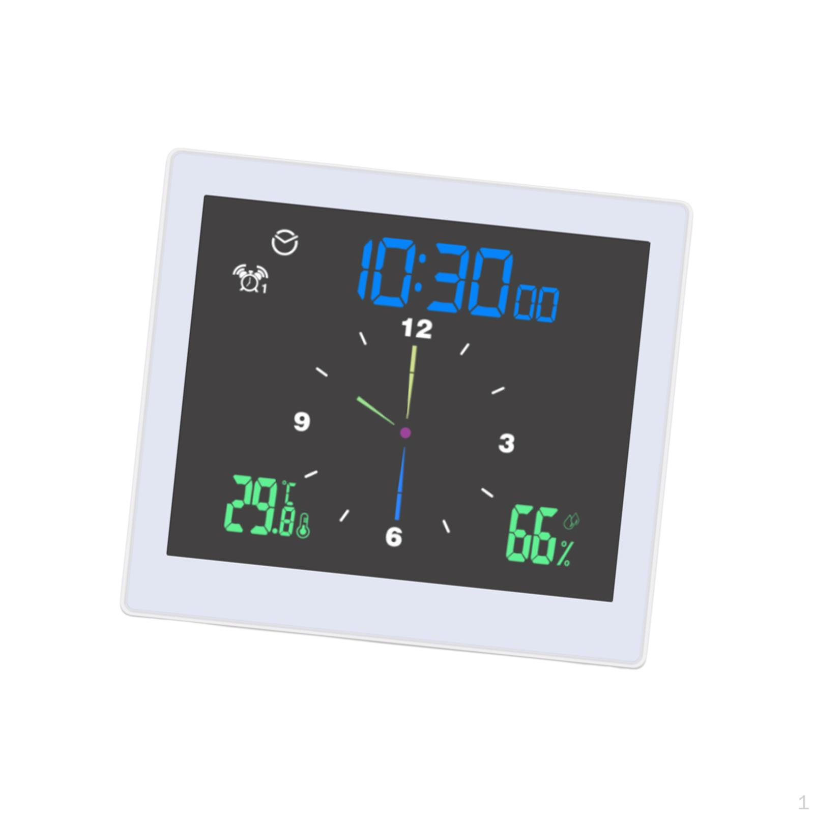 Будильник Душ Температура Влажность Дисплей Ванная Цифровой Настенный Подвесной для
