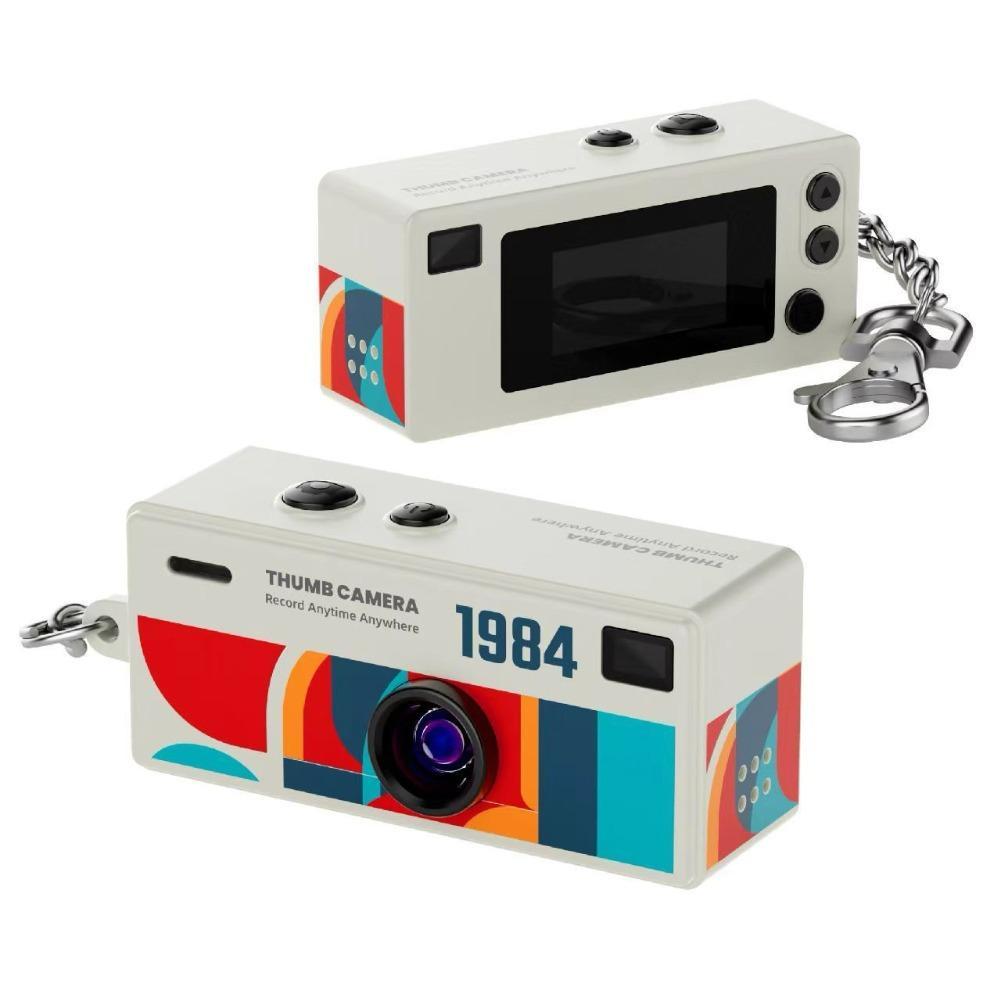 Mini Retro Daumen Schlüsselanhänger Kamera 0,96 Zoll Action Kamera Unterstützt Speicherkarte 1080P Sehr Kleine Camcorder Videorecorder