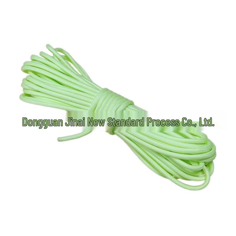 550 Luminous Nine-Core Paracord: Glowing Outdoor Polyester Cord In 6 Colors