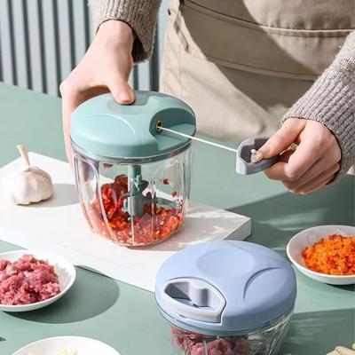 900ML Garlic Chopper Manual Garlic Press Food Vegetables Cutter Meat Grinders Gadgets Hand Mincer Garlic Masher Kitchen Tools