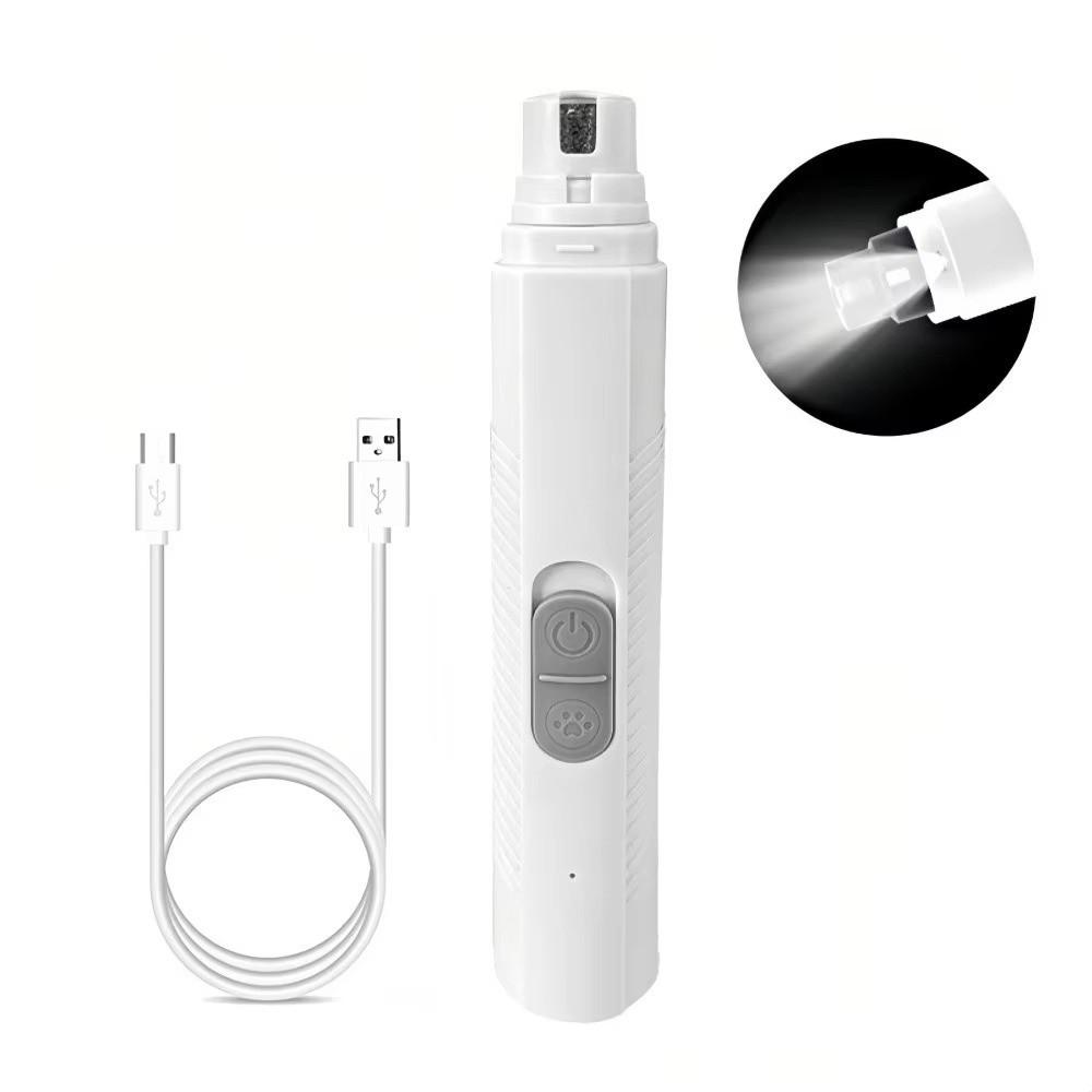 Quiet Operation Pet Nail Trimmer LED Nail Grinder Electric Dog Nail Grinder Pet Supplies