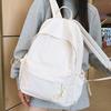 Schoolbag1011 New Junior High School Students Ins Korean Version of College Students Large Capacity Simple Versatile Backpack Backpack