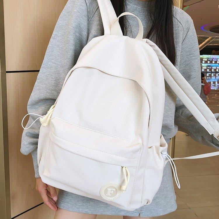 Schoolbag1011 new junior high school students ins Korean version of college students large capacity simple versatile backpack backpack