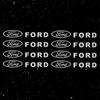 VCLG2 3D Car Styling Metal Sticker Interior Decorative Decals For Ford Escape Kuga Mondeo Ecosport Fiesta Focus 2 3 MK1 MK2 Fusion