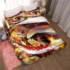 Uzumaki Naruto Japanese Manga Print Bedding Set – Duvet Cover Set – A Luxurious Gift for Teens, Suitable for Double/Single Beds