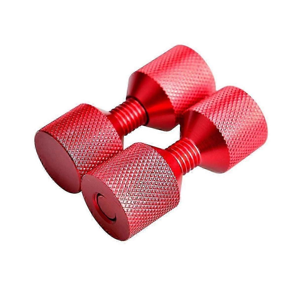 4 Stück Aluminiumflansch Zweilochstifte 1-1/8 Zoll Zweiloch-Ausrichtungsstifte 1-5/8 Zoll Abnehmbar Fla