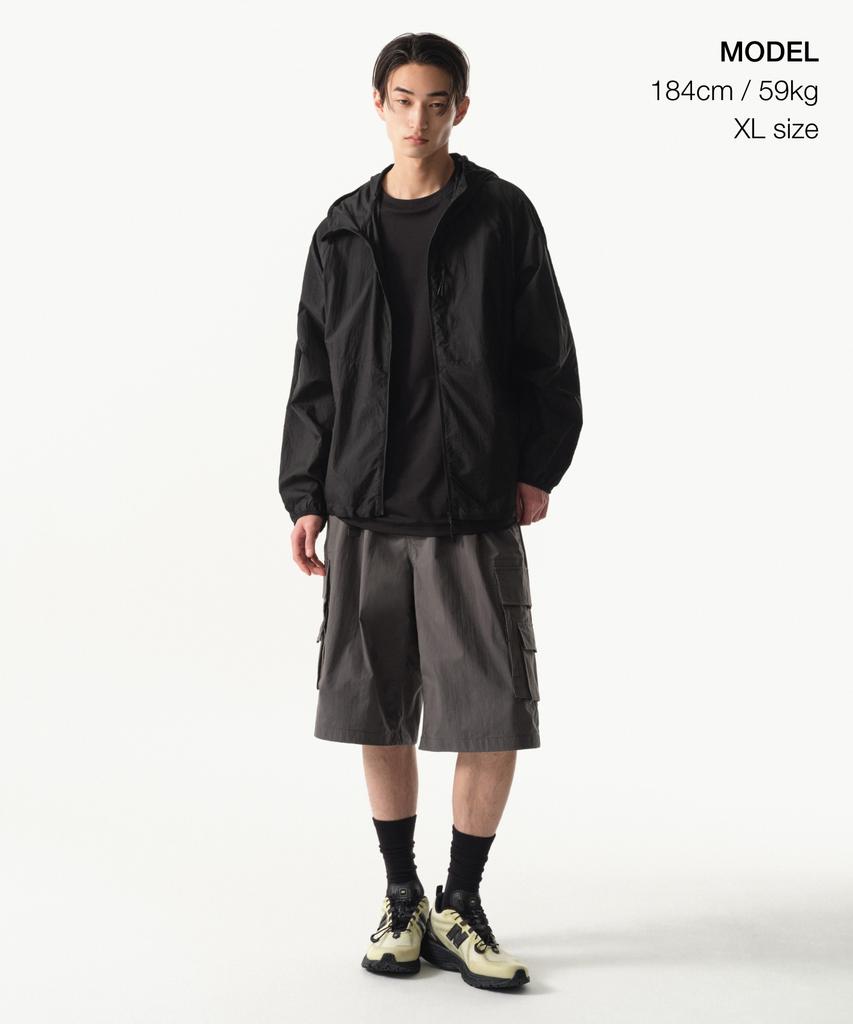 Musinsa Standard [City Leisure] Lightweight Packable Windbreaker Jacket 2 [Black]