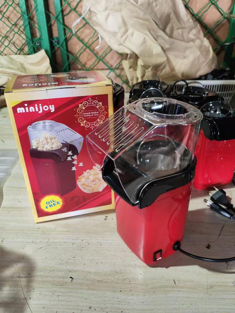 Automatic Hot Air Popcorn Maker for Kids - Mini Household Machine