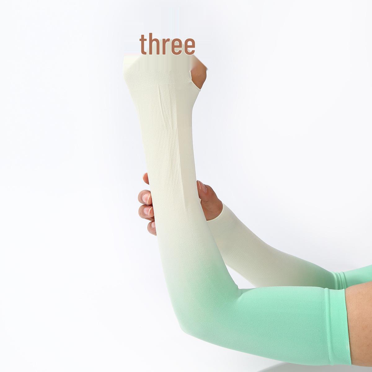 

2024 Gradient Color Ice Sleeves for Sun Protection - Unisex Outdoor Driving Arm Protectors One Size