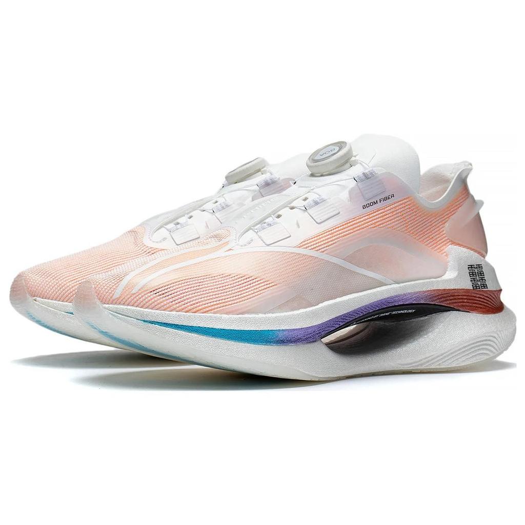 Li Ning Absolute Shadow Lightweight Stable Breathable Low-Top Running Shoes Unisex sneaker Fluorescent-Orange ARRT013-2