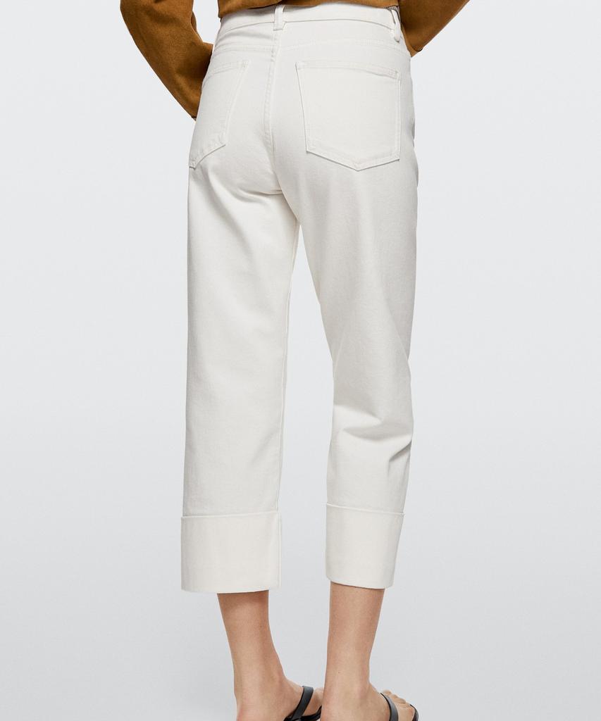 Masimodutti Mid-Rise Capri Pants