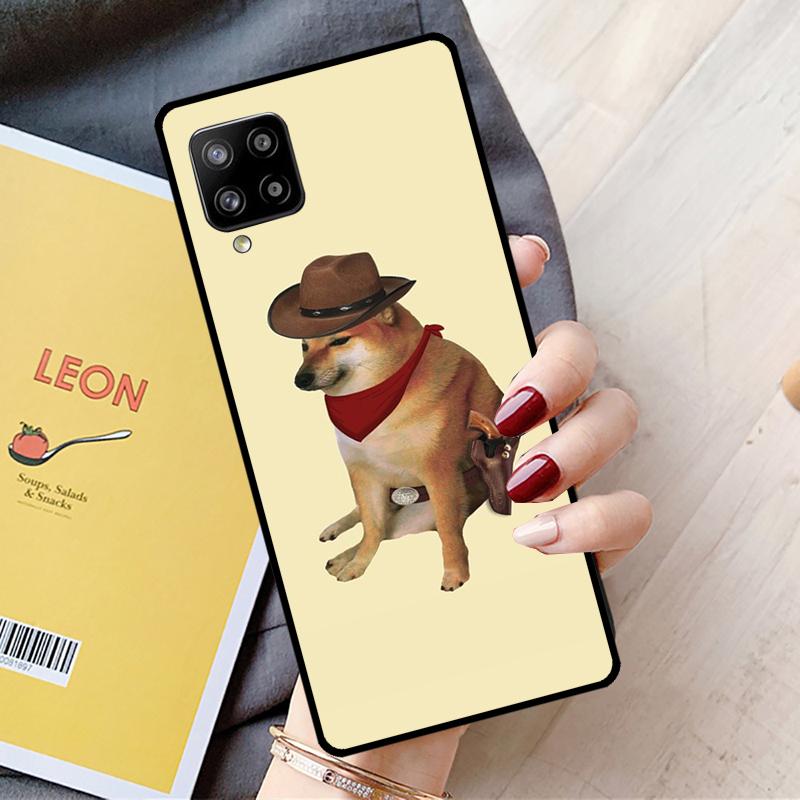 Shiba Inu Cute Cartoon Art For Samsung Galaxy A55 A35 A15 A22 A32 A52 A54 A34 A14 A53 A33 A56 A36 A26 A16 A05 A06 Case