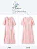 Women's Artistic Linen Dress, Summer 2026: Gentle Style, Age-Reducing, Ruffle Hem, Embroidered, Long Five-Point Sleeve.