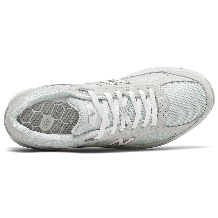 New Balance Nb Fresh Foam 1880 Mesh Synthetic Leather Low Top Running Shoes Women sneaker White Gray WW1880S1