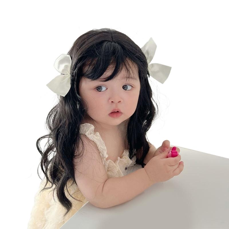 

Fashionable Short Hair Girl Hat Simulation Hair Hat Soft & Comfortable Girls Short Hair Hat for Child Photograph Shoot